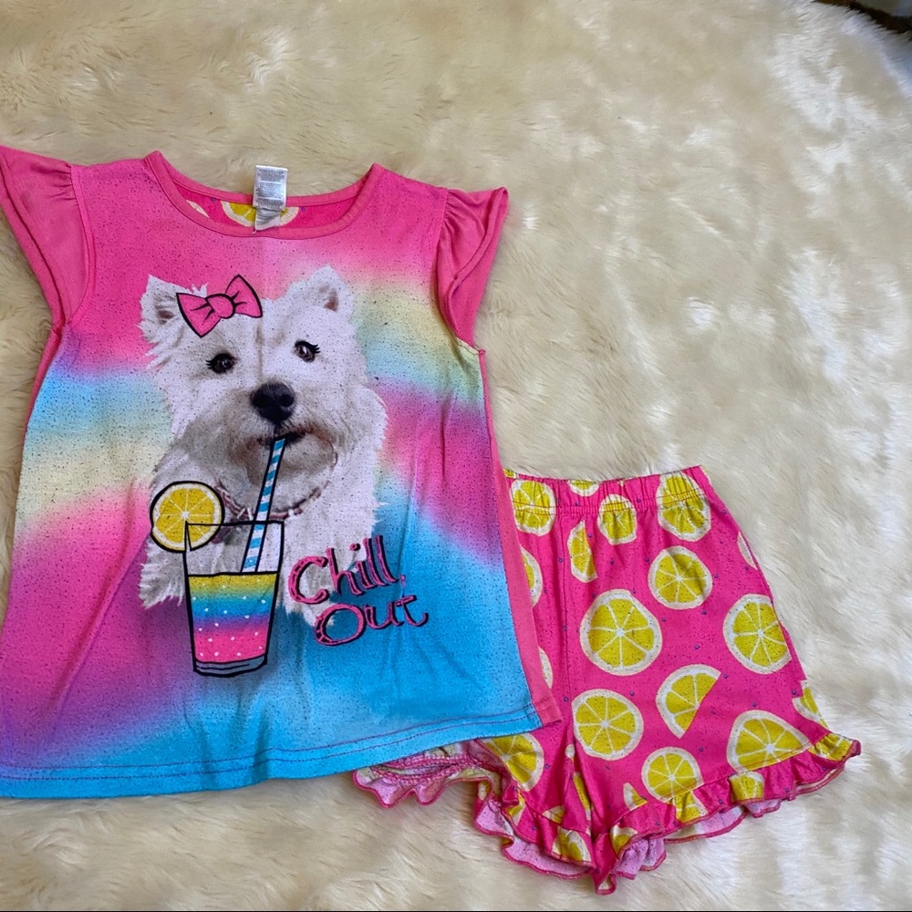 Jv “Chill out” puppy pajama set